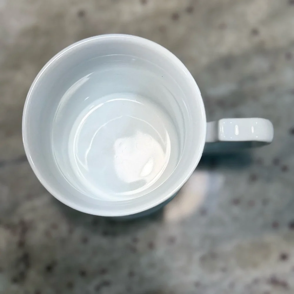 Williams Sonoma White Mug with Black Letter R